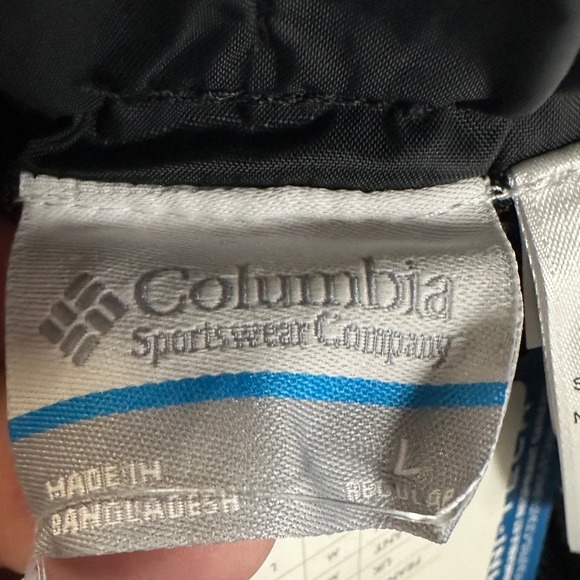 Columbia Omni-Tech Men Rain Pants Large Black Waterproof Breathable Pull On NEW - Picture 3 of 11